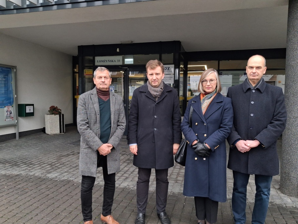 Konferencja polityków PiS w Bydgoszczy. / Fot. Agata Raczek