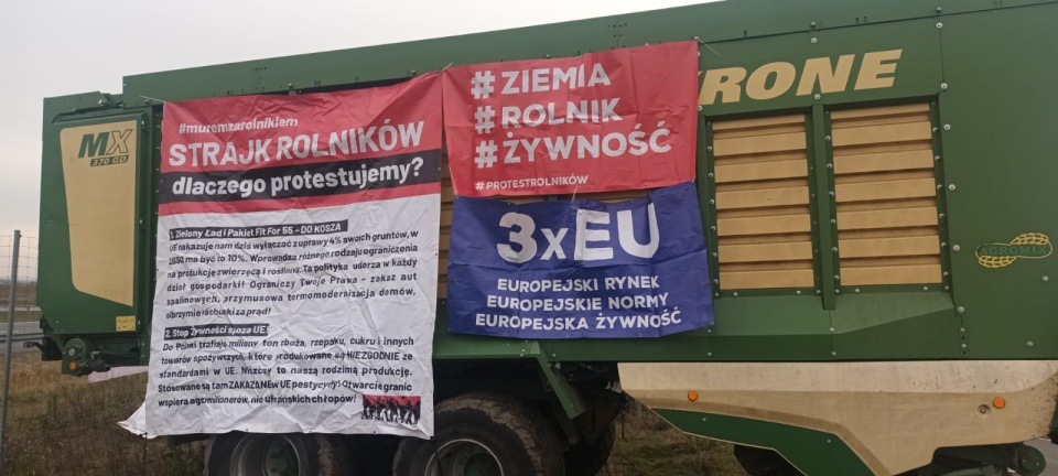 Protest trwał dwie godziny. / Fot. Marcin Glapiak