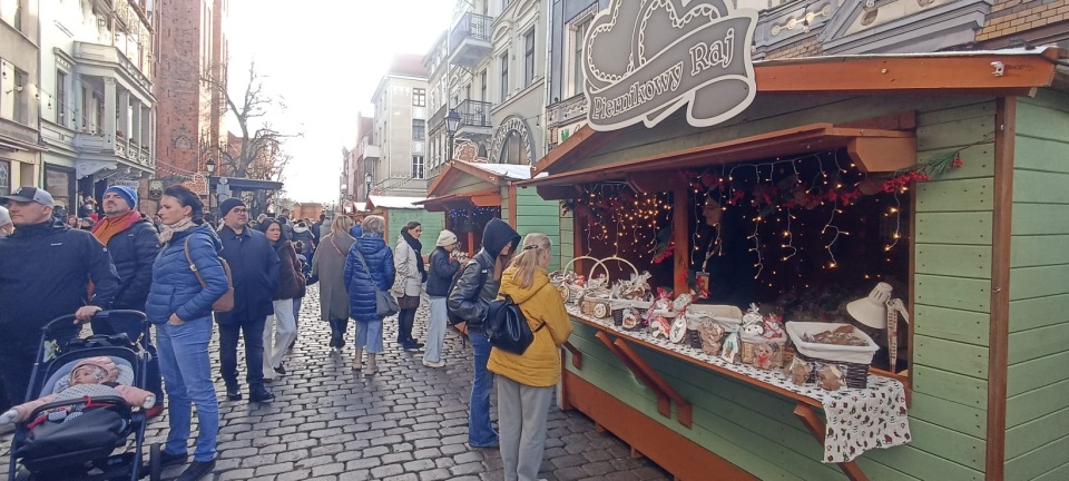 Tegoroczny Festiwal Piernika na Rynku Staromiejskim Toruniu. / Fot. Monika Kaczyńska