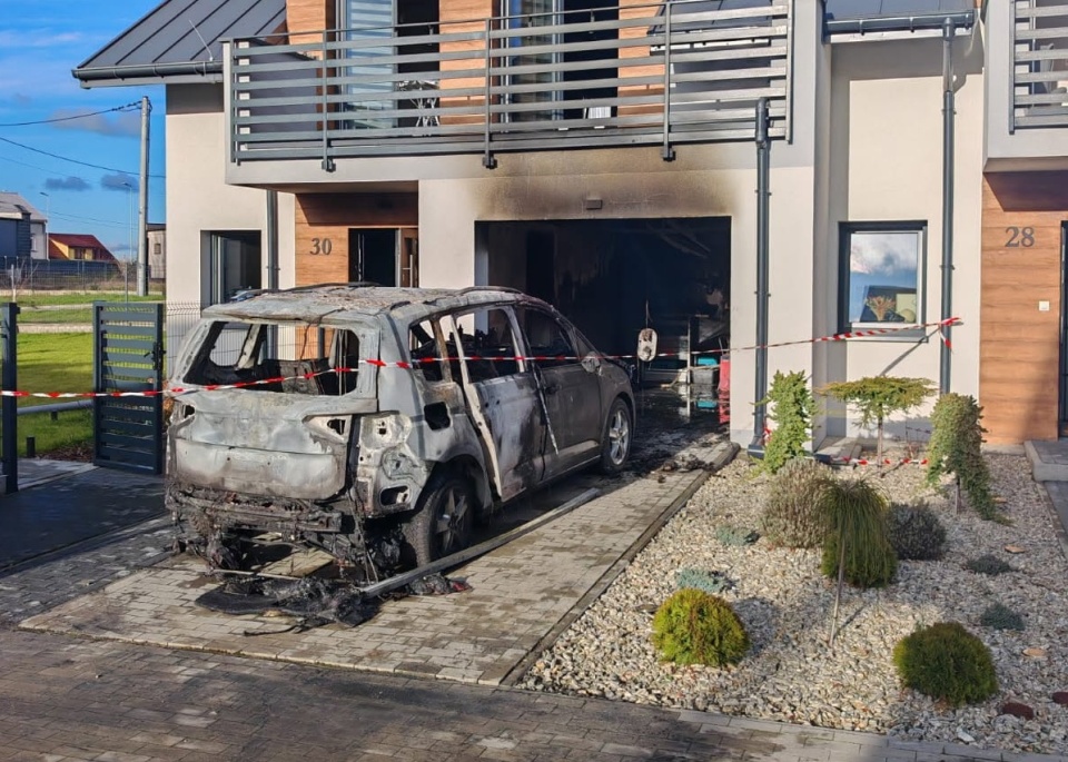 Pożar w Lipnie. / Fot. KP PSP w Lipnie