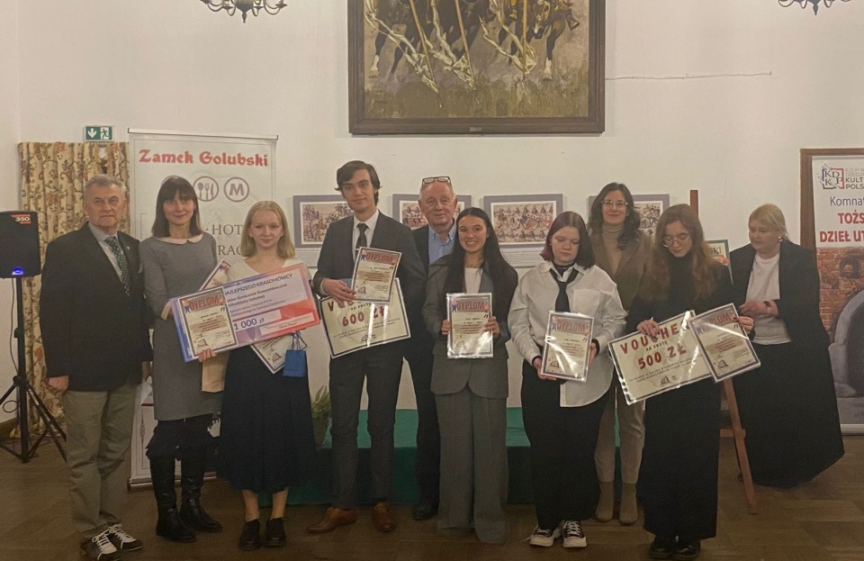 Laureaci 48. Konkursu Krasomówczego dla Młodzieży w Golubiu-Dobrzyniu. / Fot. Robert Duliński