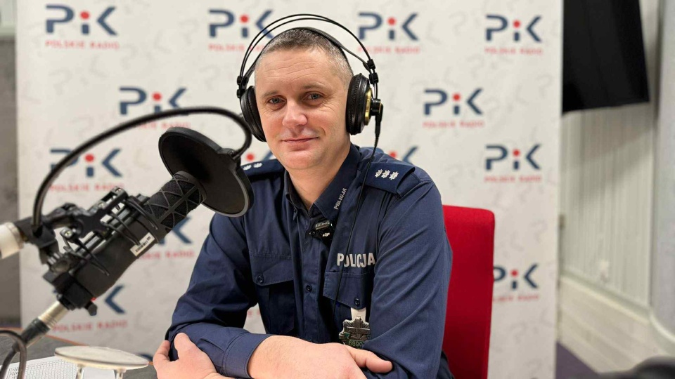 Komisarz Remigiusz Rakowski z Wydziału Ruchu Drogowego KWP w Bydgoszczy/fot. Izabela Langner