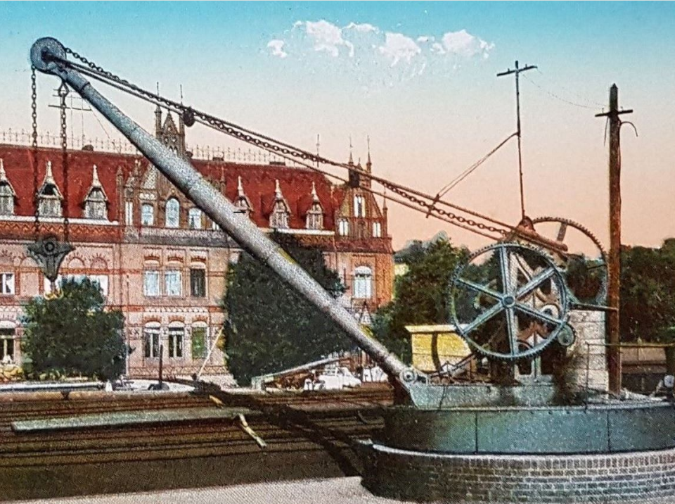 Historyczny żuraw ponownie będzie częścią Rybiego Rynku/fot. ZDMiKP