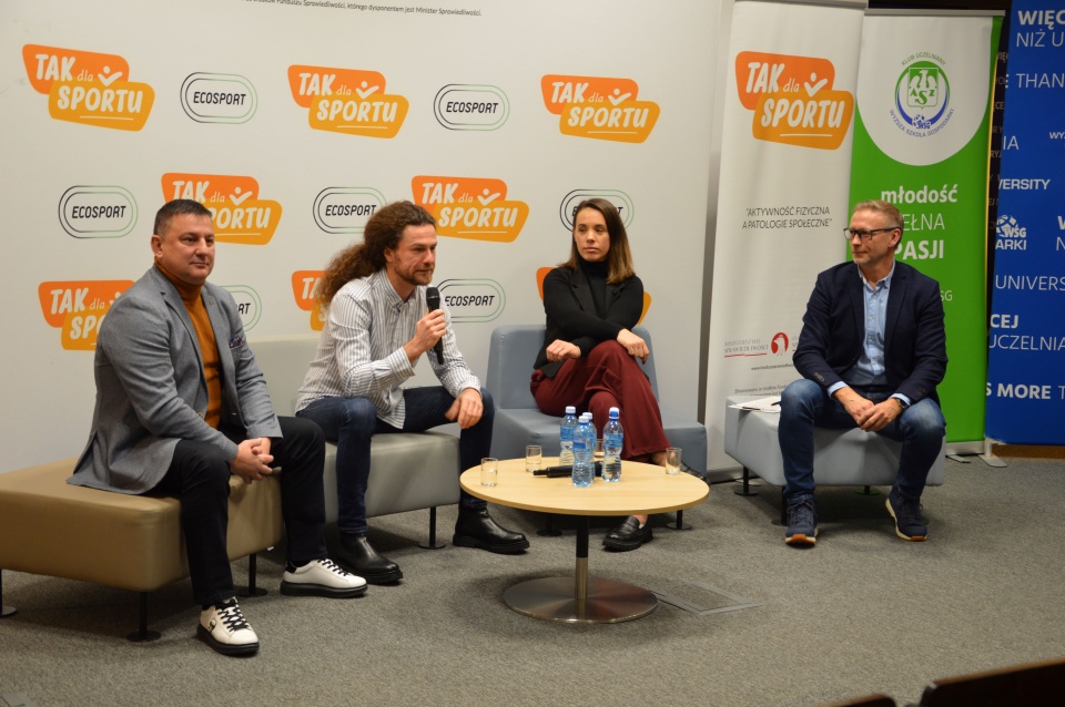 Za nami spotkanie w Bydgoszczy w ramach kampanii „TAK dla sportu, NIE dla agresji i przestępczości”/fot. Patryk Głowacki