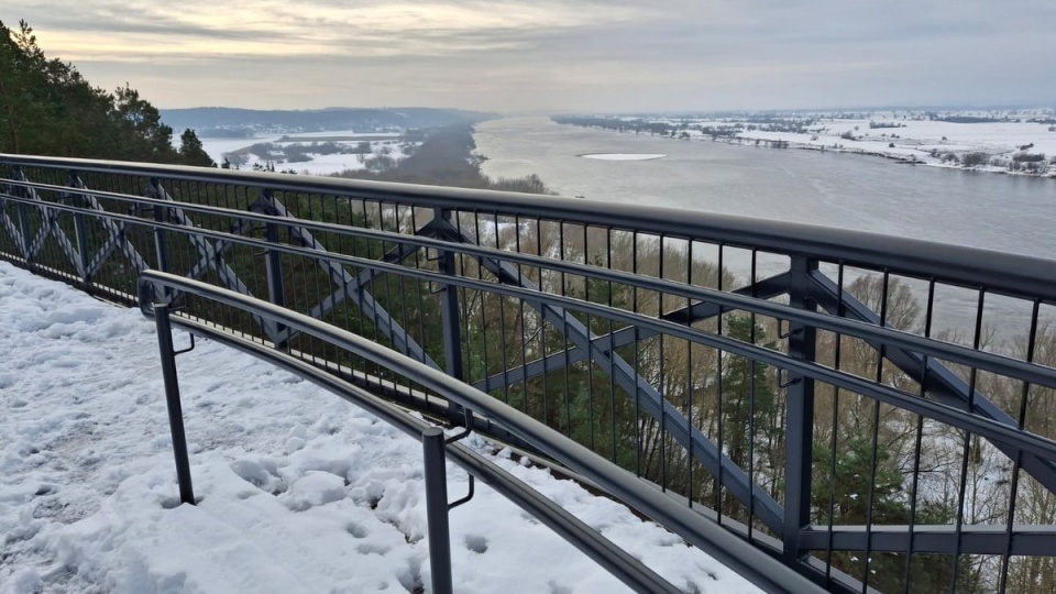 Nowa platforma z widokiem na Wisłę/fot. Marcin Doliński