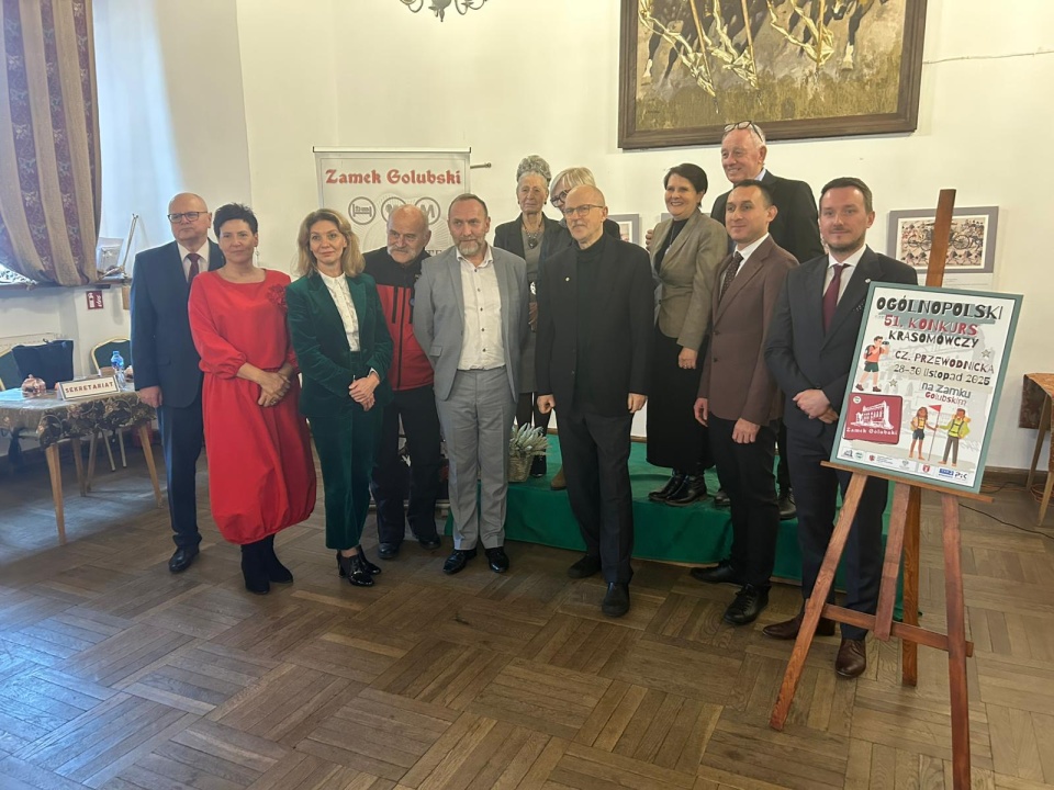 Przewodnicy z całej Polski rywalizowali w 51. Konkursie Krasomówczym, który odbył się na zamku w Golubiu Dobrzyniu/fot. Robert Duliński