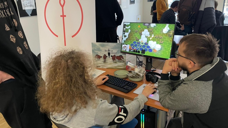 Uniwersytecka biblioteka UKW na dwa dni zamieniła się w centrum twórców i badaczy gier/fot. Natasza Trzebuchowska