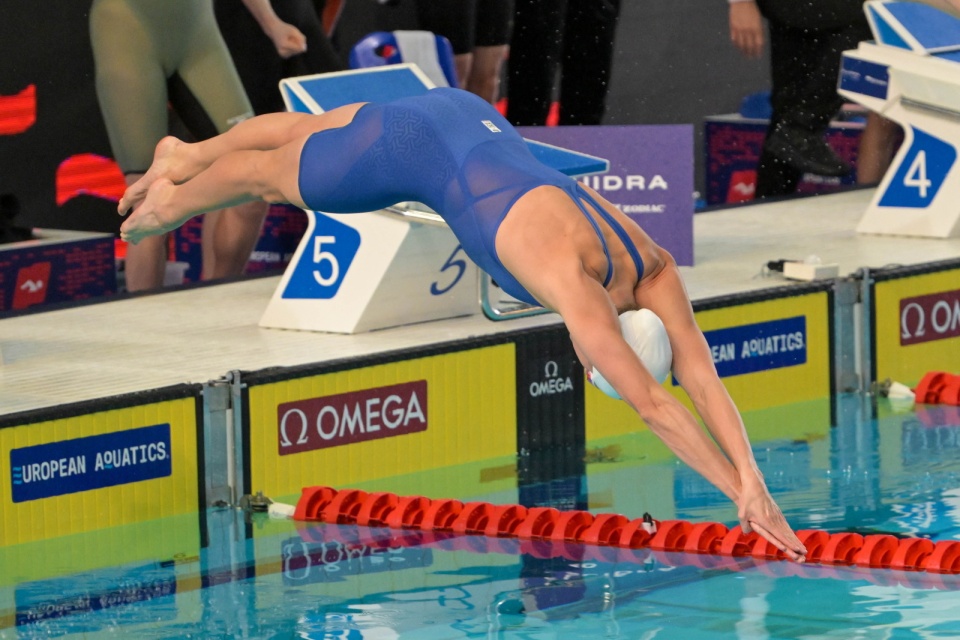 Katarzyna Wasick zdobyła już drugi medal podczas imprezy/fot. PAP/Wojciech Szubartowski