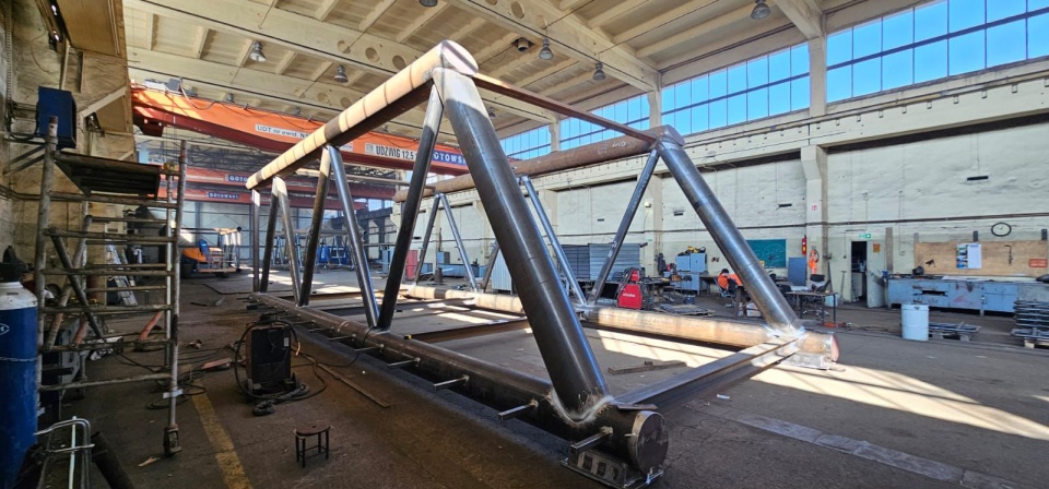 Tak prezentuje się część kontrukcji, która będzie transportowana. / Fot. Materiały ZDMiKP