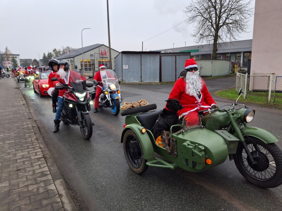 Tak wyglądały motocyklowe Mikołajki w Świeciu. / Fot. Marcin Doliński