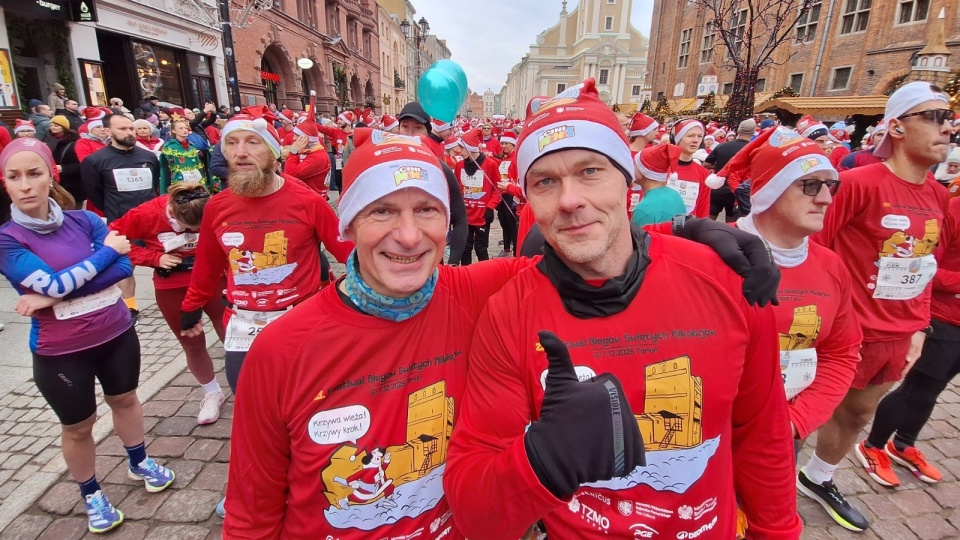 Bieg Świętych Mikołajów w Toruniu/fot. Tomasz Bielicki