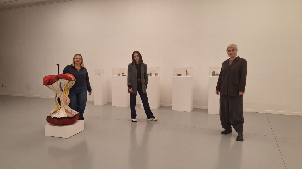 Od lewej: Karolina Rybka, w środku Alicja Kozłowska i Karolina Konopka/fot. Bogumiła Wresiło