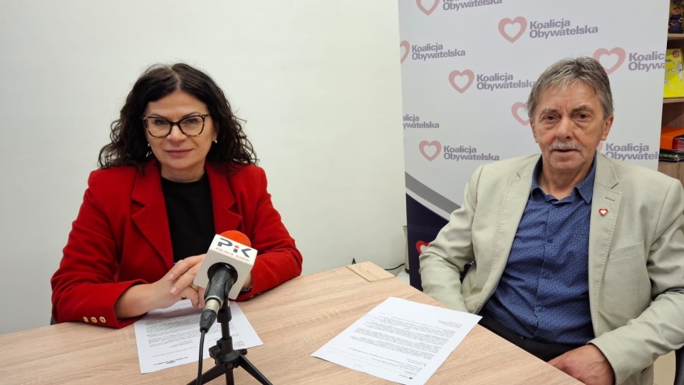 Na konferencji rozmawiano o budowie wiaduktu w Laskowicach, wzdłuż DW272/fot. Marcin Doliński