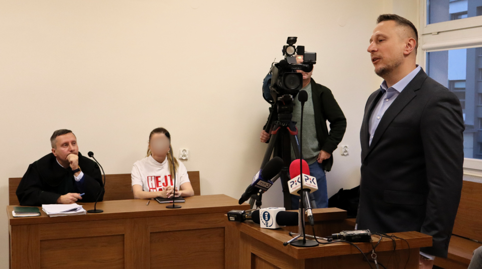 Rozpoczął się proces Agnieszki Ch. przeciwko Krzysztofowi Brejzie/fot. Tatiana Adonis