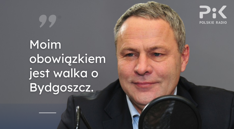 Prezydent Bydgoszczy Rafał Bruski odpowiedział marszałkowi Piotrowi Całbeckiemu/grafika Bartosz Nawrocki