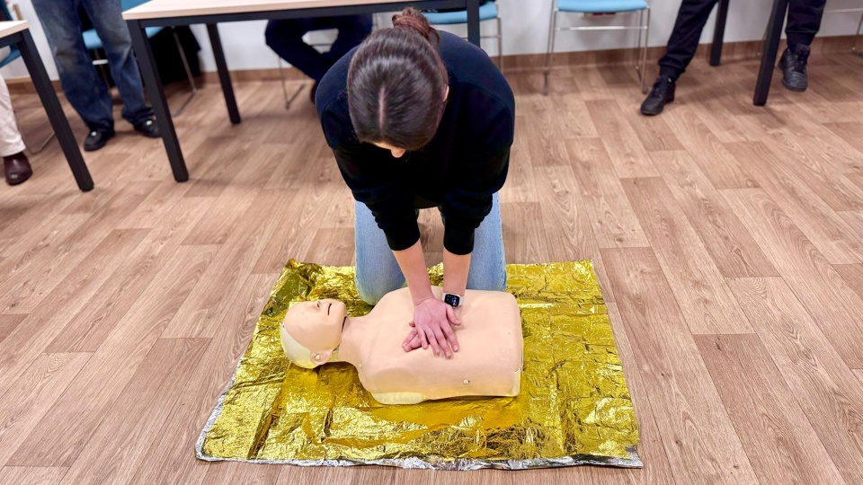 W Bydgoskim Centrum Organizacji Pozarządowych i Wolontariatu odbyło się szkolenie z pierwszej pomocy/fot. Izabela Langner