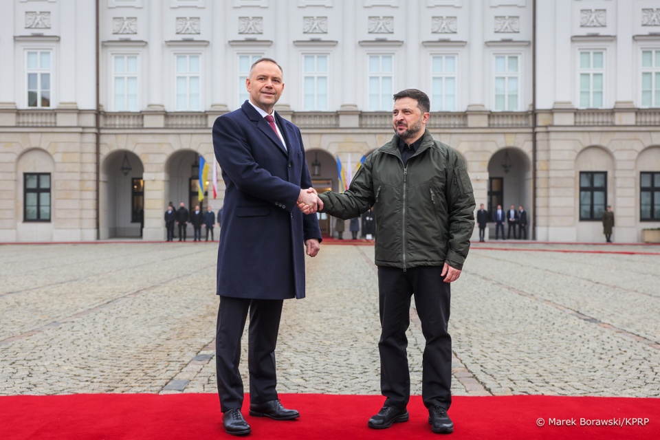 Wołodymyr Zełenski spotkał się z Karolem Nawrockim/fot. Marek Borawski/KPRP