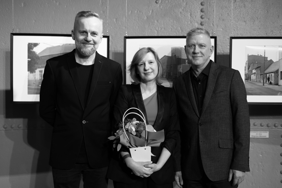 Od lewej: Paweł Patynowski, Katarzyna Guzek i Zbigniew Milewski. / Fot. Bogusław Dudziak