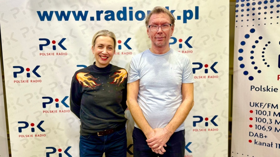 Reżyser Maciej Hydr i dziennikarka PR PiK Bogumiła Wresiło/fot. PR PiK
