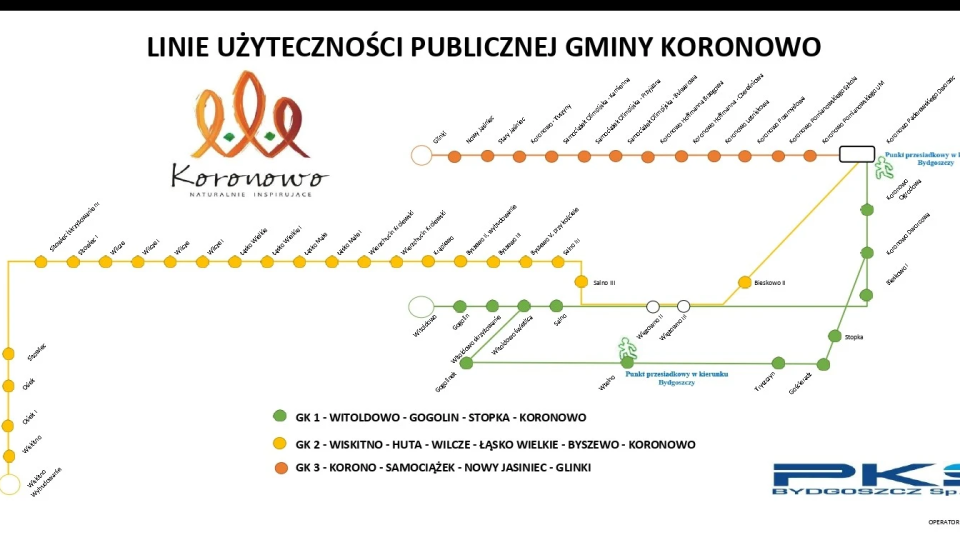 Linie użyteczności publicznej gminy Koronowo/fot. koronowo.pl