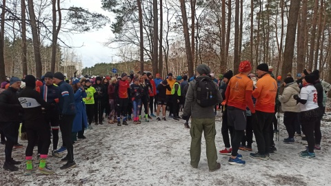 Tak było na starcie sobotniego ParkRunu w Toruniu. / Fot. Robert Duliński