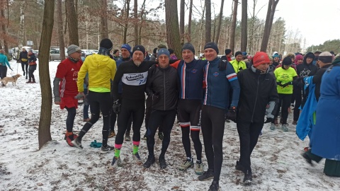 Tak było na starcie sobotniego ParkRunu w Toruniu. / Fot. Robert Duliński