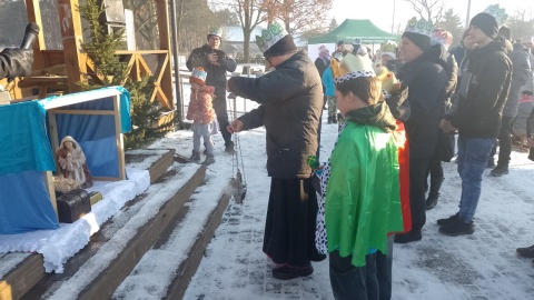 Orszak Trzech Króli w Złejwsi Wielkiej. / Fot. Michał Zaręba