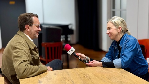 Z Tomaszem Kotem rozmawiała Bogumiła Wresiło. Aktor otworzył w Bydgoszczy Film Song Festival/fot. Izabela Langner