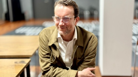 Z Tomaszem Kotem rozmawiała Bogumiła Wresiło. Aktor otworzył w Bydgoszczy Film Song Festival/fot. Izabela Langner