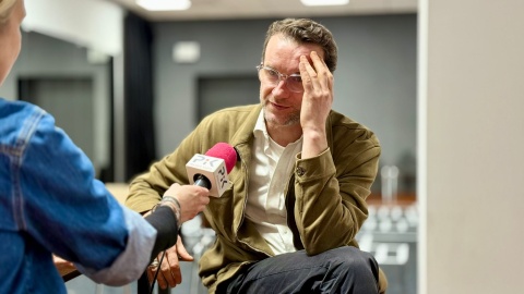 Z Tomaszem Kotem rozmawiała Bogumiła Wresiło. Aktor otworzył w Bydgoszczy Film Song Festival/fot. Izabela Langner
