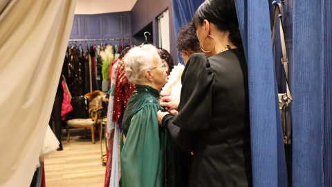 W ten weekend panie uczyły się układów choreograficznych oraz wybierały sukienki na czerwony dywan/fot. Tatiana Adonis