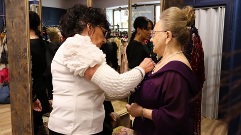 W ten weekend panie uczyły się układów choreograficznych oraz wybierały sukienki na czerwony dywan/fot. Tatiana Adonis