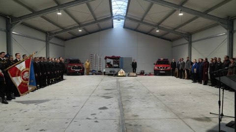 Nowoczesny magazyn obrony cywilnej w Rypinie/fot. inf. prasowa