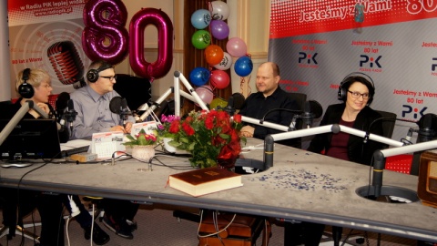 Od lewej: Magda Jasińska, Ireneusz Sanger, Jacek Domachowski, Elżbieta Rupniewska-Domachowska/fot. archiwum PR PiK/Henryk Żyłkowski