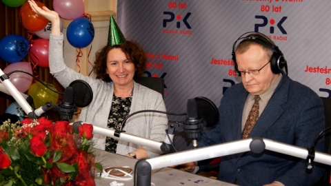 Od lewej: Ewa Dąbska-Wieczorkowska i Krzysztof Rogoziński/fot. archiwum PR PiK/Henryk Żyłkowski