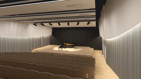 Grudziądz będzie miał nowoczesną i profesjonalną salę koncertową - pierwszą w mieście/wizualizacja/fot. Marcin Doliński