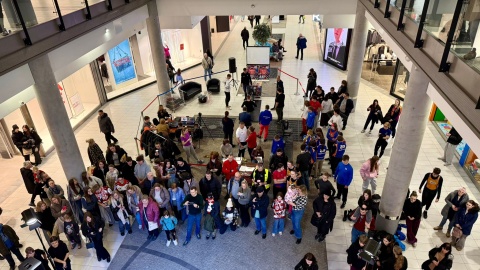 W Centrum Handlowym Focus w Bydgoszczy był Wiktor Sobociński/fot. Izabela Langner