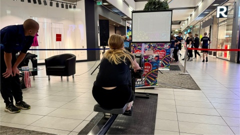 W Centrum Handlowym Focus w Bydgoszczy był Wiktor Sobociński/fot. Izabela Langner