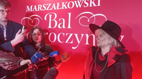 Specjalnym gościem na balu była aktorka Katarzyna Figura/fot. Monika Kaczyńska