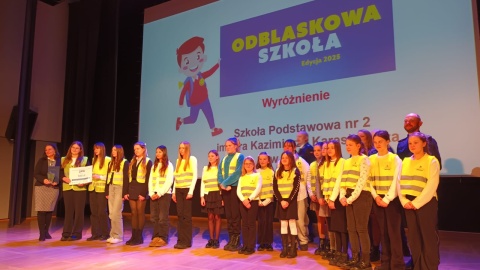 Wojewódzki finał konkursu „Odblaskowa szkoła". / Fot. Monika Siwak