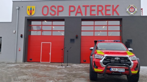 W Paterku niedaleko Nakła nad Notecią oficjalnie otwarto nową remizę Ochotniczej Straży Pożarnej/Fot. Agata Raczek