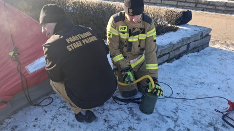 W tych namiotach można się ogrzać/fot. Robert Duliński