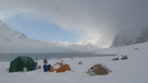 - Mróz nigdy nie jest igraszką - podkreśla Jan Kwiatoń, bydgoski himalaista/ Fot. Jan Kwiatoń, Facebook