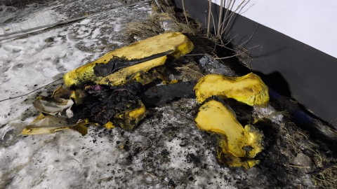 Pożar hotelu robotniczego na ul. Racławickiej w Bydgoszczy. Ewakuowano ok. 100 osób/fot. Bartosz Nawrocki