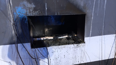 Pożar hotelu robotniczego na ul. Racławickiej w Bydgoszczy. Ewakuowano ok. 100 osób/fot. Bartosz Nawrocki