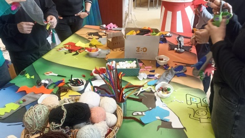 Warsztaty podczas ferii zimowych w Baju Pomorskim w Toruniu/fot. Monika Kaczyńska