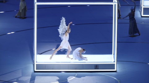 Otwarcie 25. zimowych igrzysk olimpijskich w Mediolanie/fot. PAP/EPA/TERESA SUAREZ