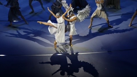 Otwarcie 25. zimowych igrzysk olimpijskich w Mediolanie/fot. PAP/EPA/Neil Hall