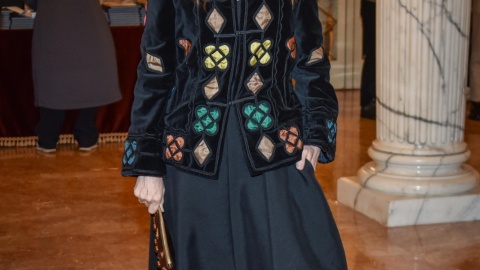 Marisa Tomei. Otwarcie 25. zimowych igrzysk olimpijskich w Mediolanie/fot. PAP/EPA/MATTEO CORNER