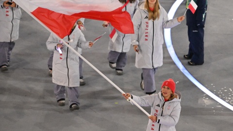 Natalia Czerwonka chorąża olimpijskiej reprezentacji Polski/fot. PAP/Paweł Skraba